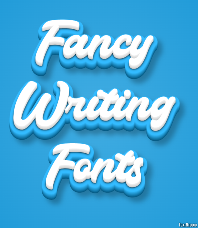 Fancy Writing Fonts テキスト効果
