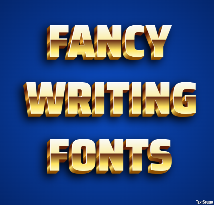 Fancy Writing Fonts テキスト効果