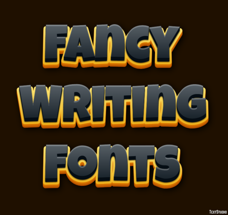 Fancy Writing Fonts テキスト効果