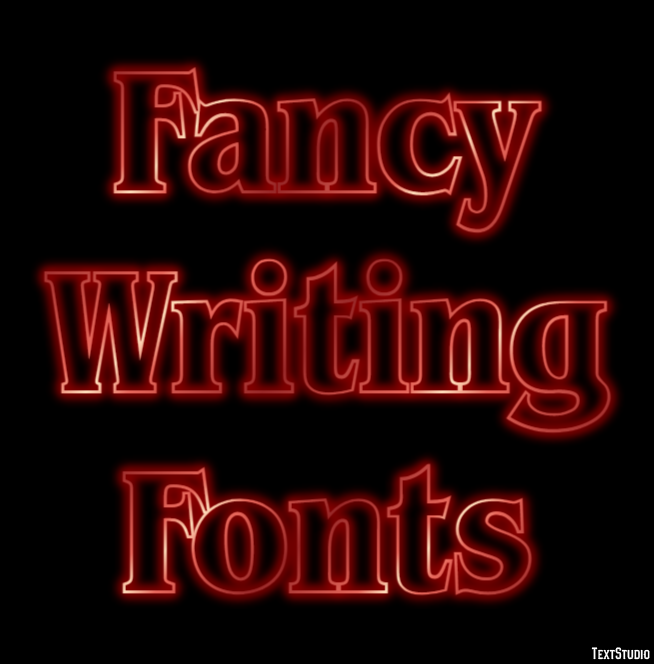 Fancy Writing Fonts テキスト効果