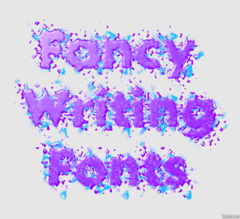 Fancy Writing Fonts テキスト効果