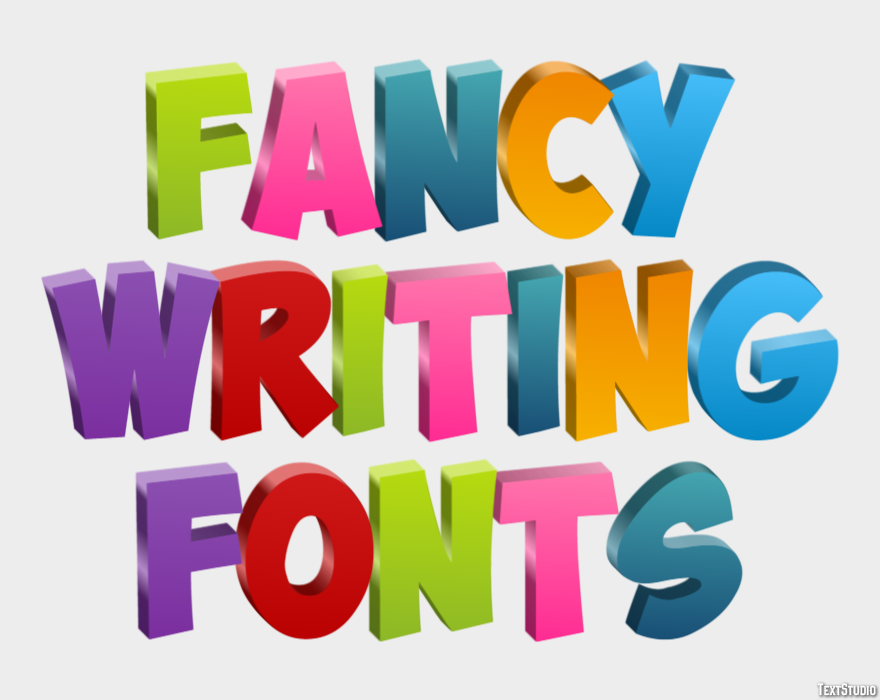 Fancy Writing Fonts テキスト効果