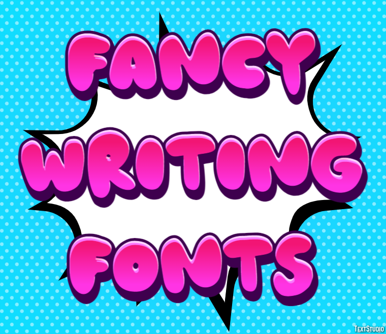 Fancy Writing Fonts テキスト効果