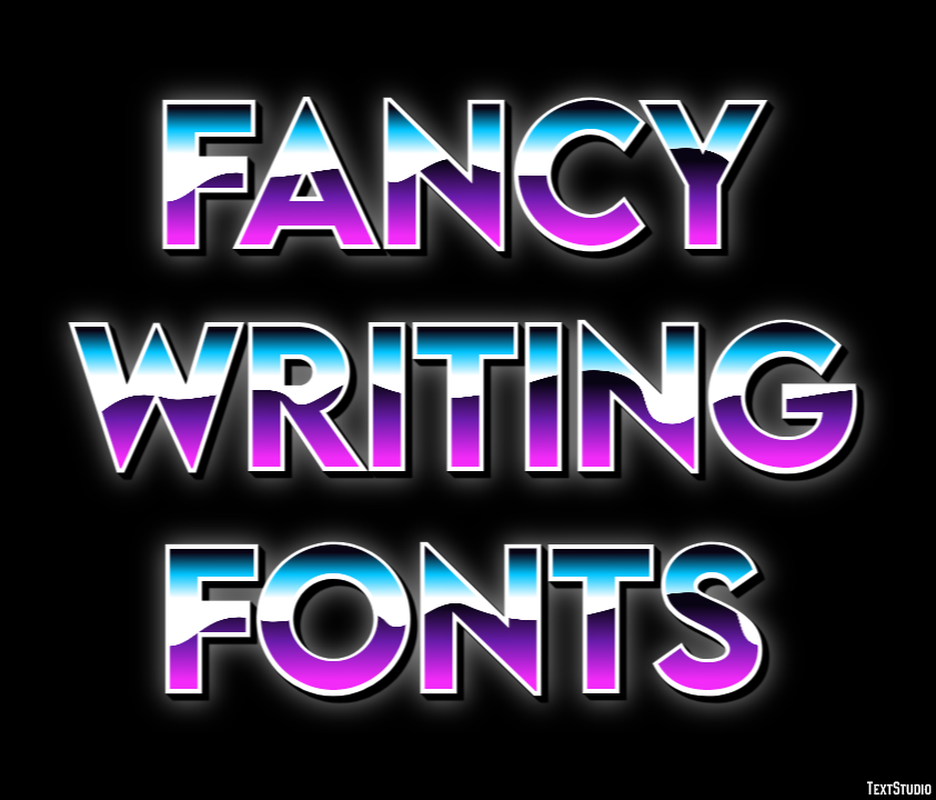 Fancy Writing Fonts テキスト効果