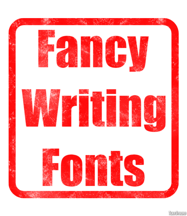 Fancy Writing Fonts テキスト効果