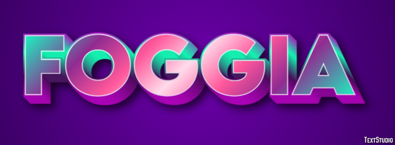 Foggia Efekt tekstowy