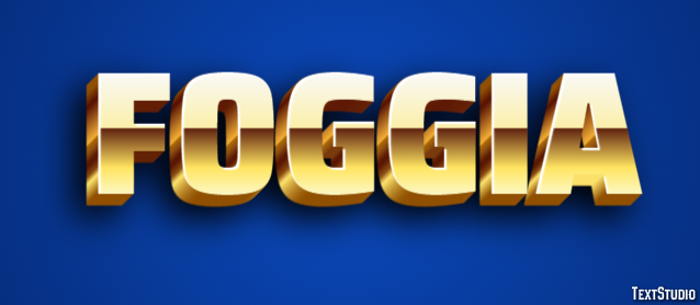 Foggia Efekt tekstowy