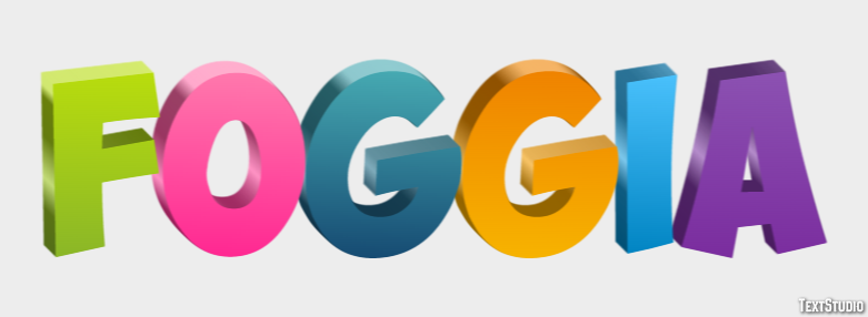 Foggia Efekt tekstowy