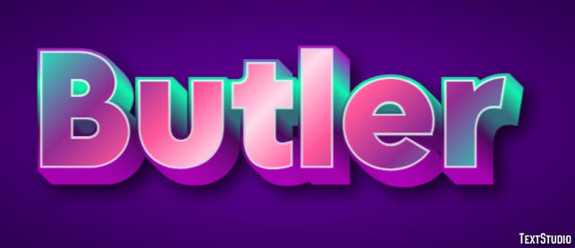 Butler Texteffekt