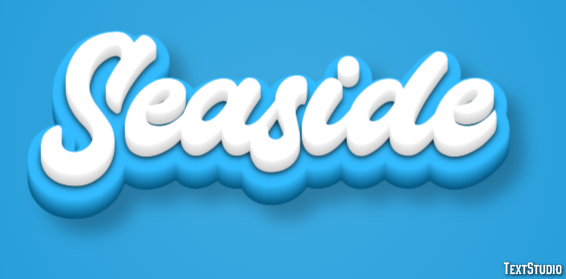 Seaside Efekt tekstowy