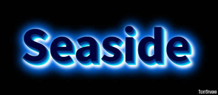 Seaside Efekt tekstowy