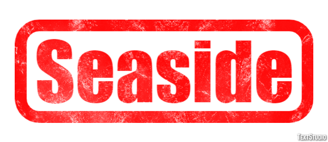 Seaside Efekt tekstowy
