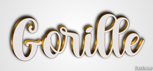 Gorille Effet de Texte