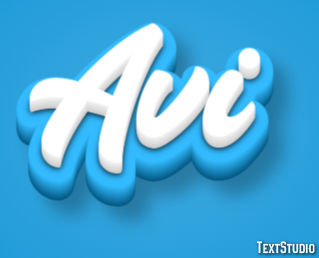 Avi Efecto de Texto