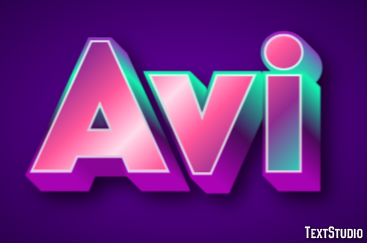 Avi Efecto de Texto