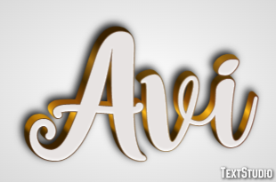 Avi Effet de Texte