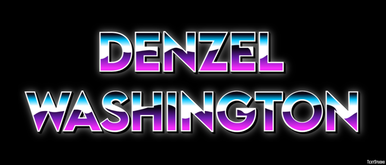 Denzel Washington Effetto testo