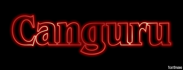 Canguru Texteffekt