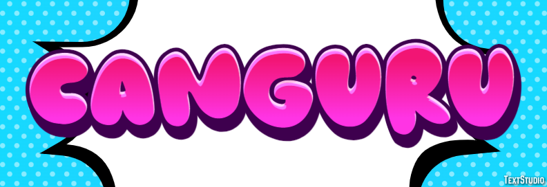 Canguru Efeito de texto