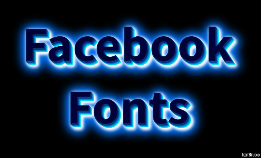 Facebook Fonts テキスト効果