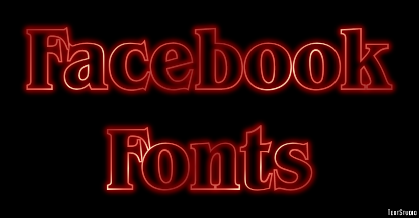 Facebook Fonts Text Effect