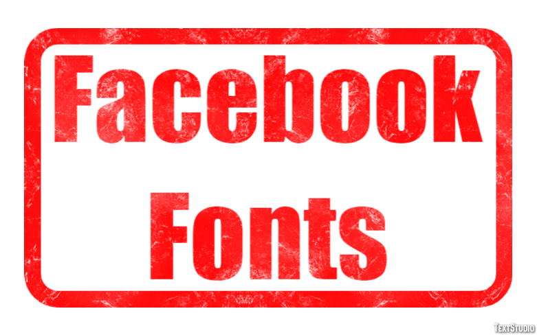 Facebook Fonts Efecto de Texto