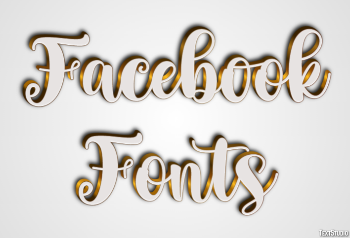 Facebook Fonts Text Effect