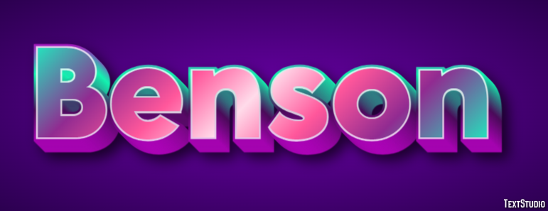 Benson テキスト効果