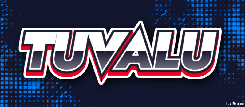 Tuvalu Text effect