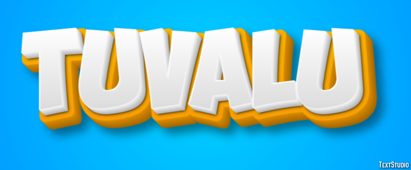 Tuvalu Text Effect