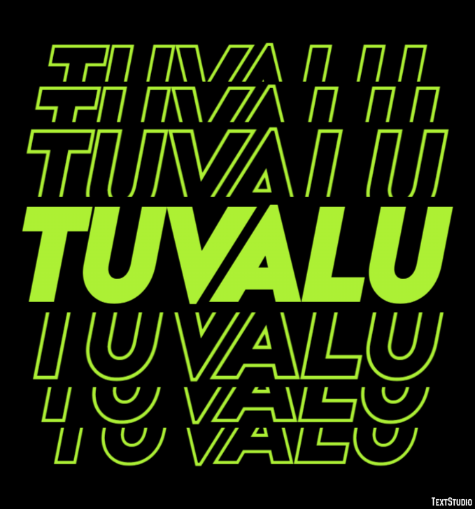 Tuvalu Text Effect