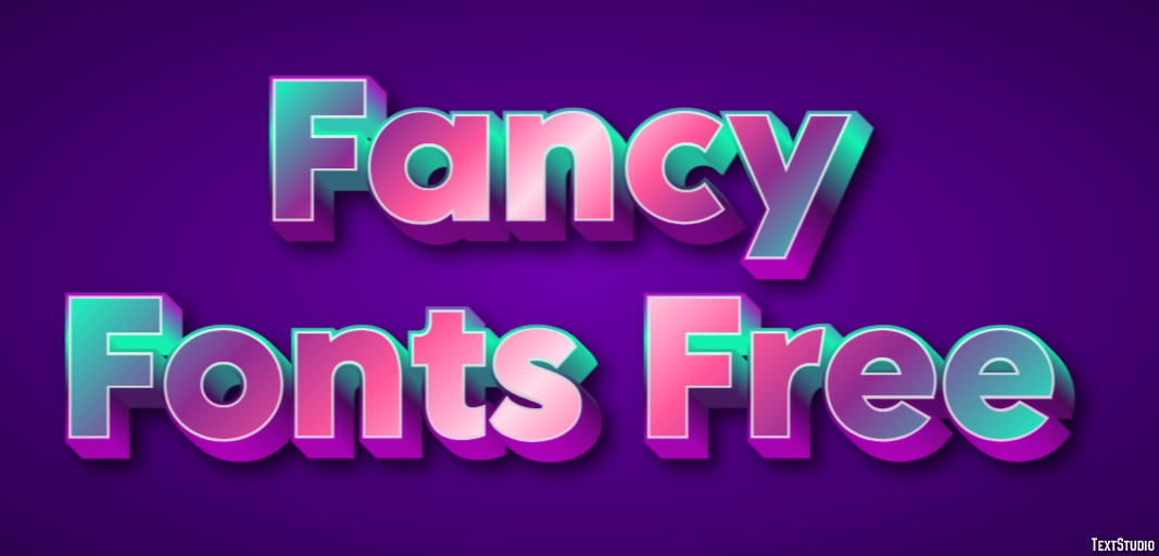 Fancy Fonts Free Effet de Texte