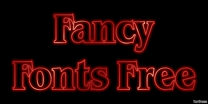 Fancy Fonts Free Effet de Texte