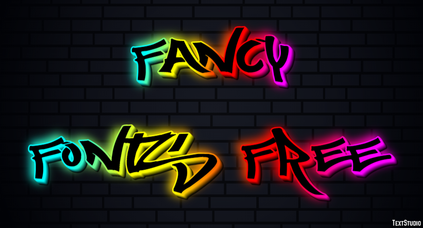 Fancy Fonts Free Effet de Texte