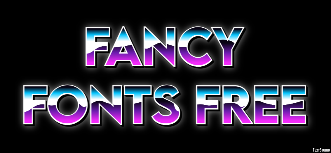 Fancy Fonts Free Efekt tekstowy