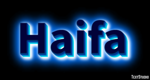 Haifa Effetto testo