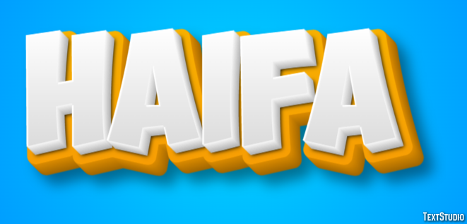 Haifa Effetto testo