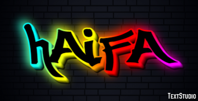 Haifa Effetto testo