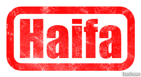 Haifa Effetto testo