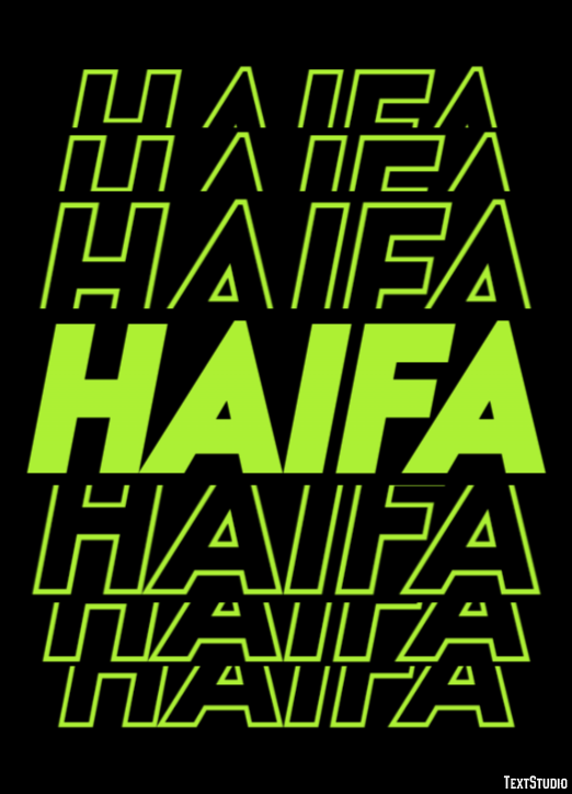 Haifa Effetto testo