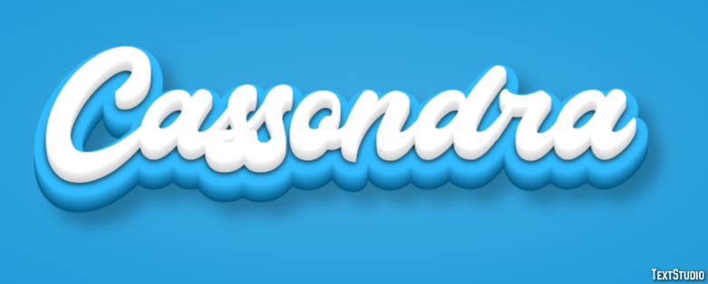 Cassondra Text Effect