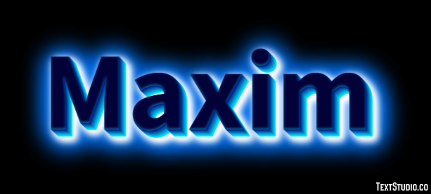 Maxim Text Effect