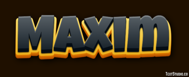 Maxim Text Effect