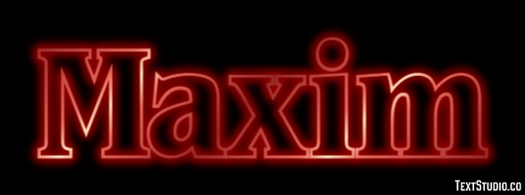 Maxim Text Effect
