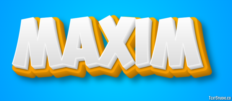 Maxim Text Effect
