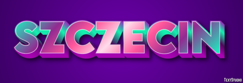 Szczecin Tekst Effect