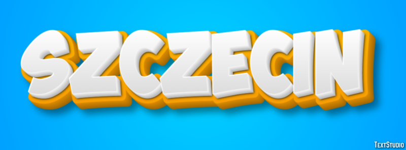 Szczecin Efekt tekstowy