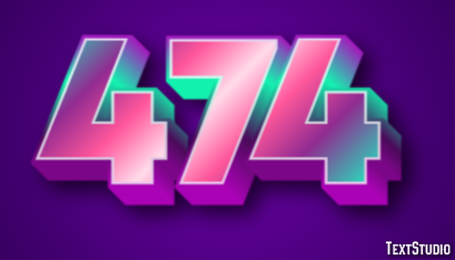 474 Efecto de Texto