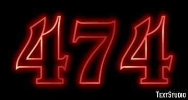 474 Efecto de Texto
