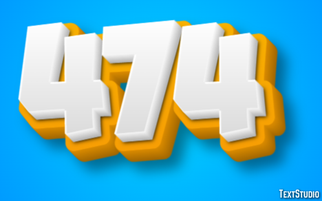 474 Text Effect